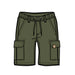 M.I.D. - M.I.D. Carribean Call Boys’ Twill Cargo Bermuda Shorts – Khaki, Sizes 2 to 7