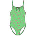 M.I.D. - M.I.D. Girls’ One-Piece Floral Swimsuit – Seersucker - Sizes 7-14 Years