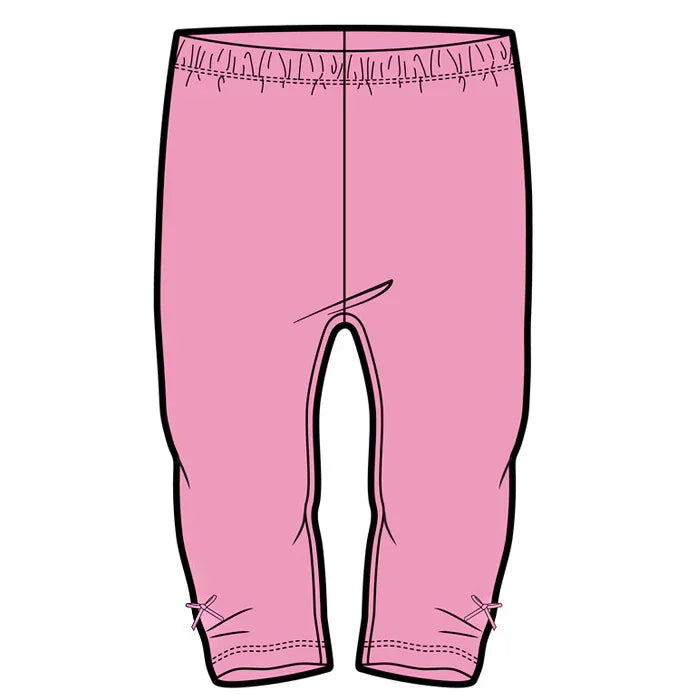 M.I.D. - M.I.D. Island Fever Baby Girls’ Jersey Leggings – Pink, Sizes 3M to 24M