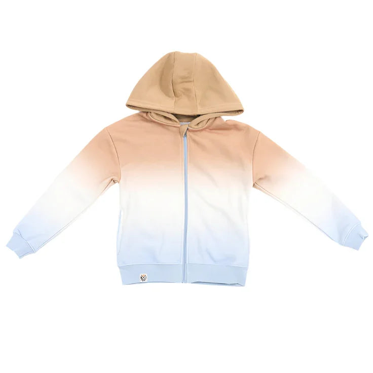 M.I.D. - M.I.D. Oceano Dune Baby Boys’ Zip Hoodie – Fleece Gradient – Sizes 3 to 24 Months