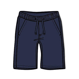 M.I.D. - M.I.D. Oceano Dune Boys’ Twill Bermuda Shorts – Navy, Sizes 7 to 14 Years