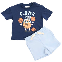 M.I.D. - MID Baby Boys T-Shirt & Bermuda Outfit Set - (3-24m)