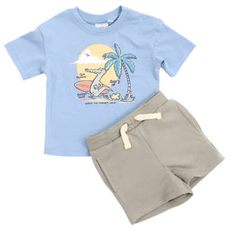 M.I.D. - MID Baby Boys T-Shirt & Bermuda Outfit Set - (3-24m)