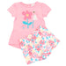 M.I.D. - MID Baby Girls Top & Shorts Outfit Set - (3-24m)