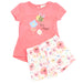 M.I.D. - MID Baby Girls Top & Shorts Outfit Set - (3-24m)