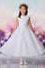 Macis Design® - Macis Design A-Line Kids Dress White 119378X