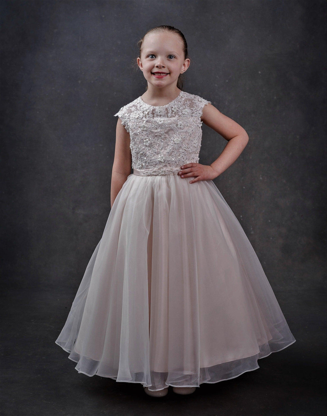 Macis Design® - Macis Design Flowers Organza Toddler Dress 120357