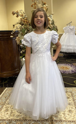 Macis Design® - Macis Design Puffy Sleeve Kids Dress - 122307