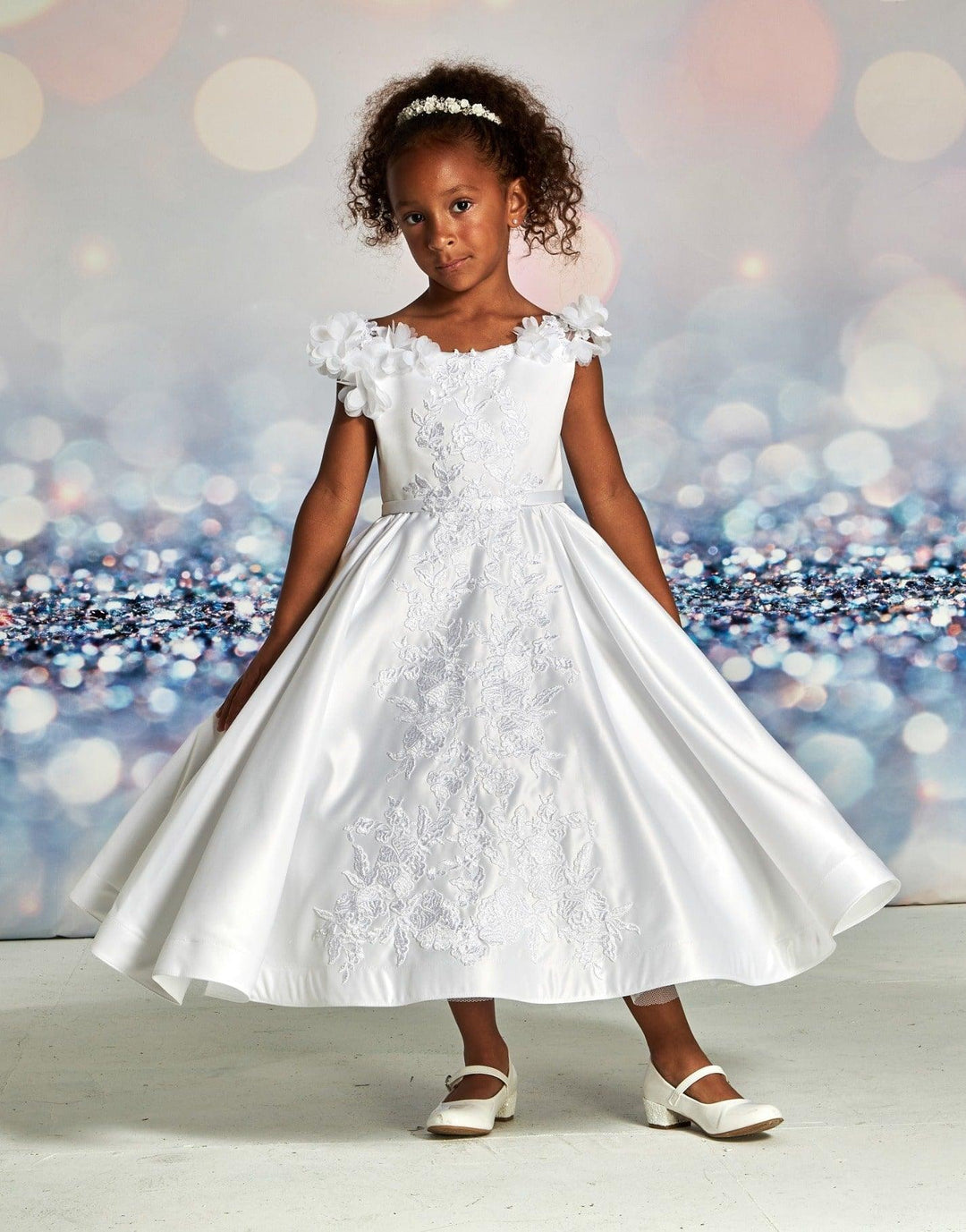 Macis Design® - Macis Design Satin Skirt Kids Dress - 124401
