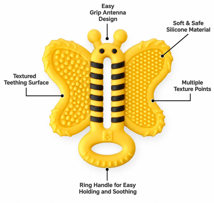 Malarkey Kids Bee Brush Toothbrush Teether
