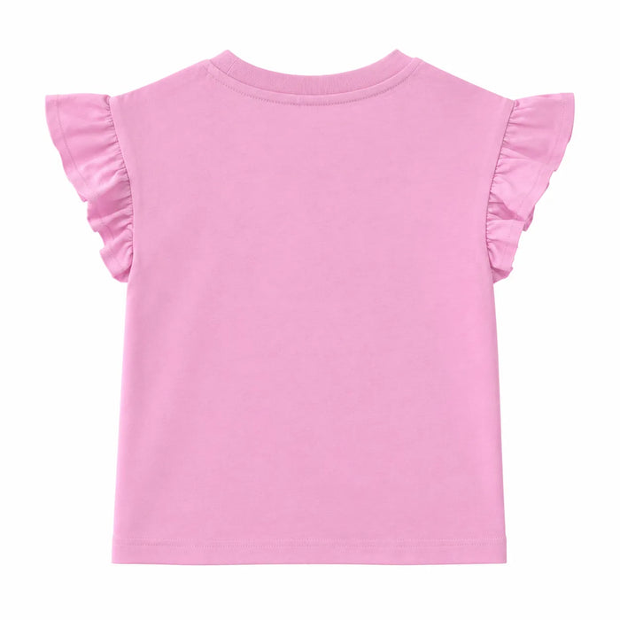 Mandarine & Co® Girls Floral Print Flutter Sleeve Tee Sizes 2-7