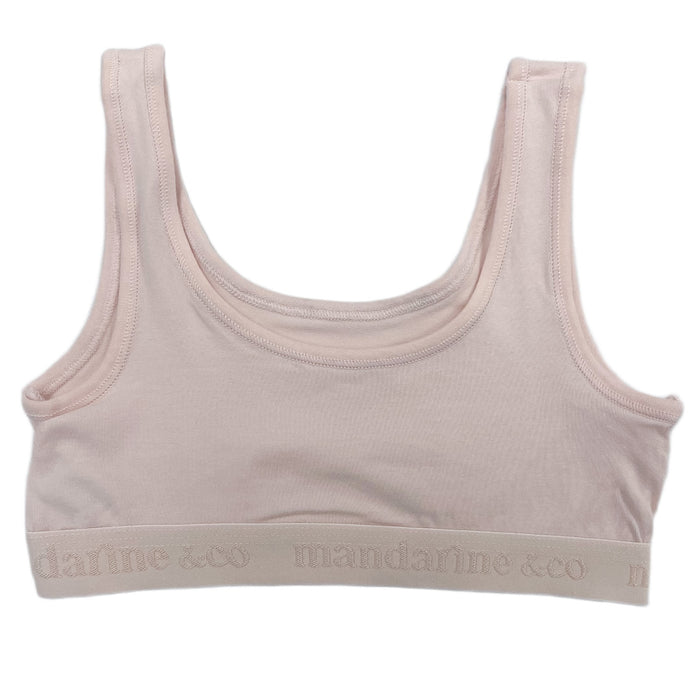 Mandarine & Co - Mandarine & Co Girls’ Cotton Bralette – 1 Pack (Sizes 8–14 Years)