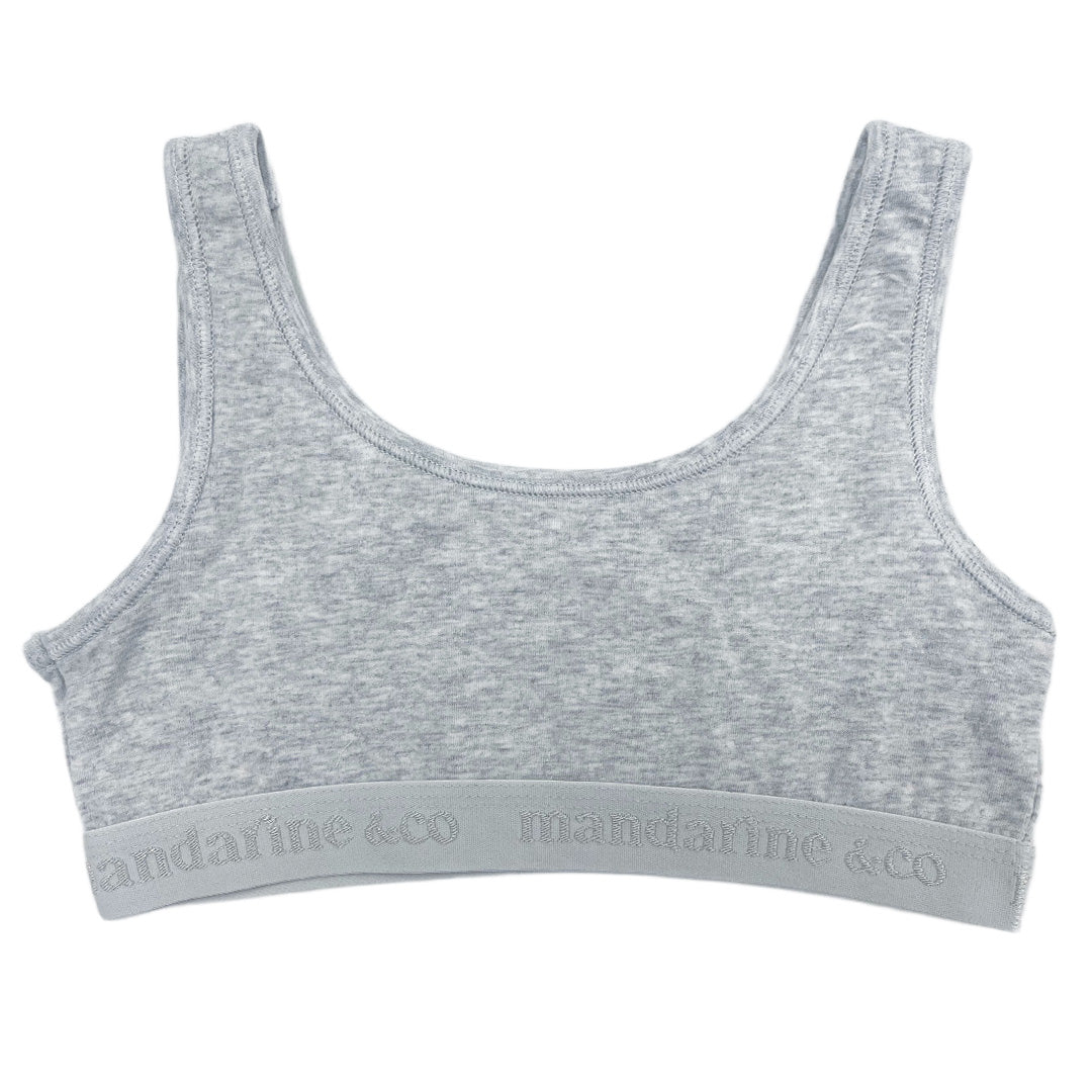 Mandarine & Co - Mandarine & Co Girls’ Cotton Bralette – 1 Pack (Sizes 8–14 Years)