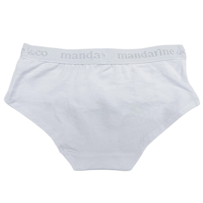 Mandarine & Co - Mandarine & Co Girls’ Cotton Hipster Brief – 1 Pack (Sizes 8–14 Years)