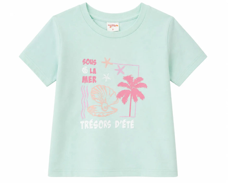 Mandarine & Co® Girls Graphic T-Shirt Sizes 2-12