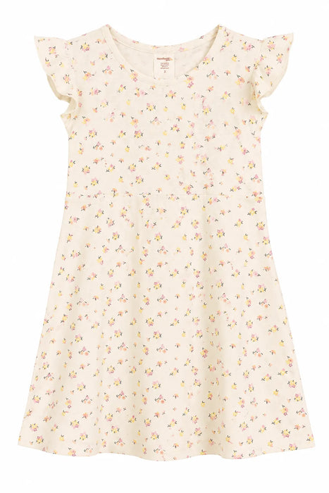 Mandarine & Co® Girls Flutter Sleeve Floral Dress Sizes 2-7