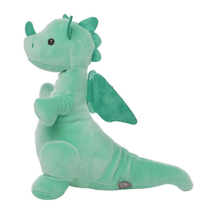 Manhattan Toy Brightfuls Plush Dragon Toy displayed upright on a white background.