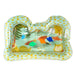 Manhattan Toy Riverbend Water Play Mat with colorful fish shapes on a nature-themed background.