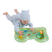 Manhattan Toy Riverbend Water Play Mat with baby lying on stomach and playing on mat