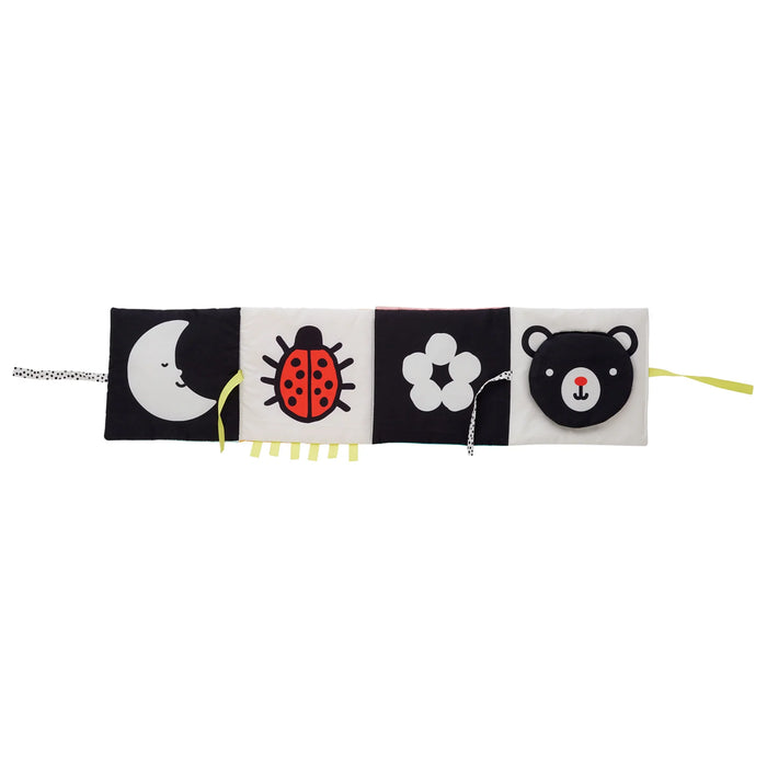 Manhattan Toy® Livre Wimmer Seek & Peek – Jouet sensoriel pour le ventre de bébé 0M+