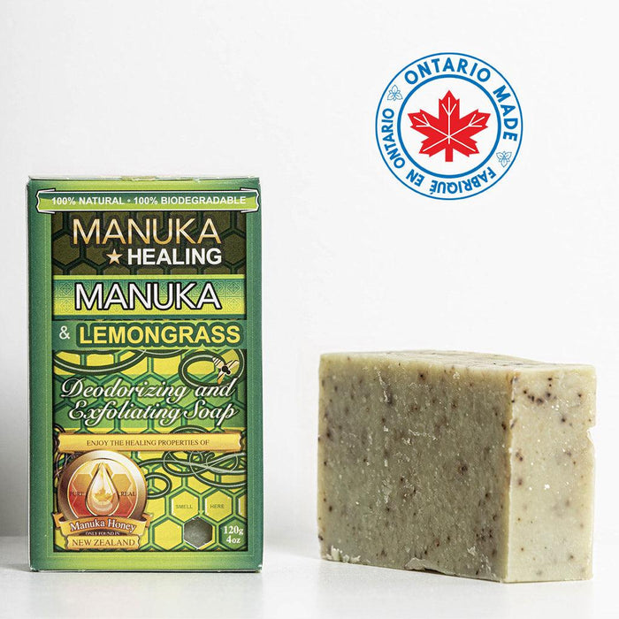 BunchaFarmers Manuka Honey & Lemongrass - Deodorizing & Refreshing Soap