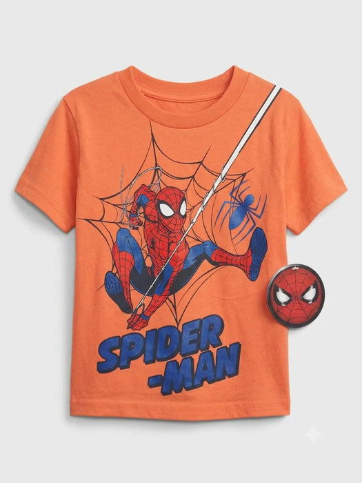 Happy Kids® Spiderman in Web Shirt-Red Sizes 2 to 4