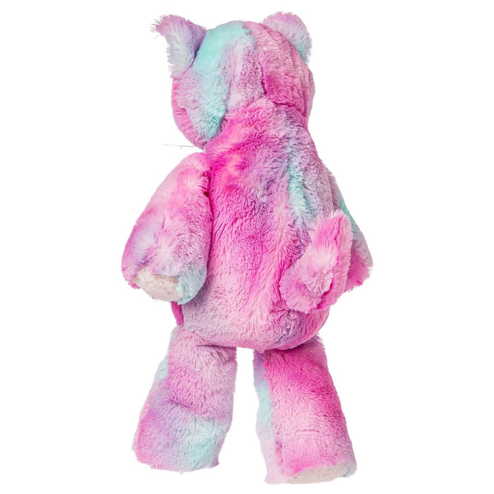 Mary Meyer Marshmello Zoo plush toy shown from the back with soft pink and blue fur.