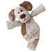 Mary Meyer Marshmello Zoo plush toy dog with brown and cream fur shown on a white background.