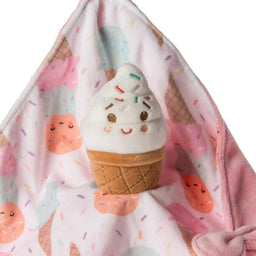 Mary Meyer® - Mary Meyer Sweet Soothie Blanket - Sweet Ice Cream - 10"