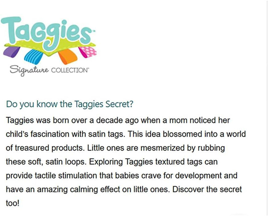 Mary Meyer® - Mary Meyer Taggies Crinkle Me Baby Sensory Toy - 6"