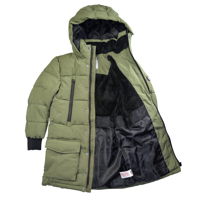 Minoti Children Olive Green Winter Parka – Sizes 2 to 14 Years