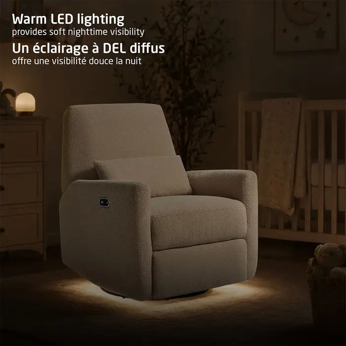 Fauteuil inclinable et planeur pivotant Maxi-Cosi® Ansel avec veilleuse