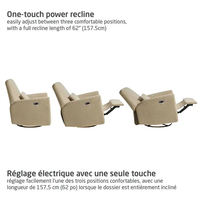 Fauteuil inclinable et planeur pivotant Maxi-Cosi® Ansel avec veilleuse