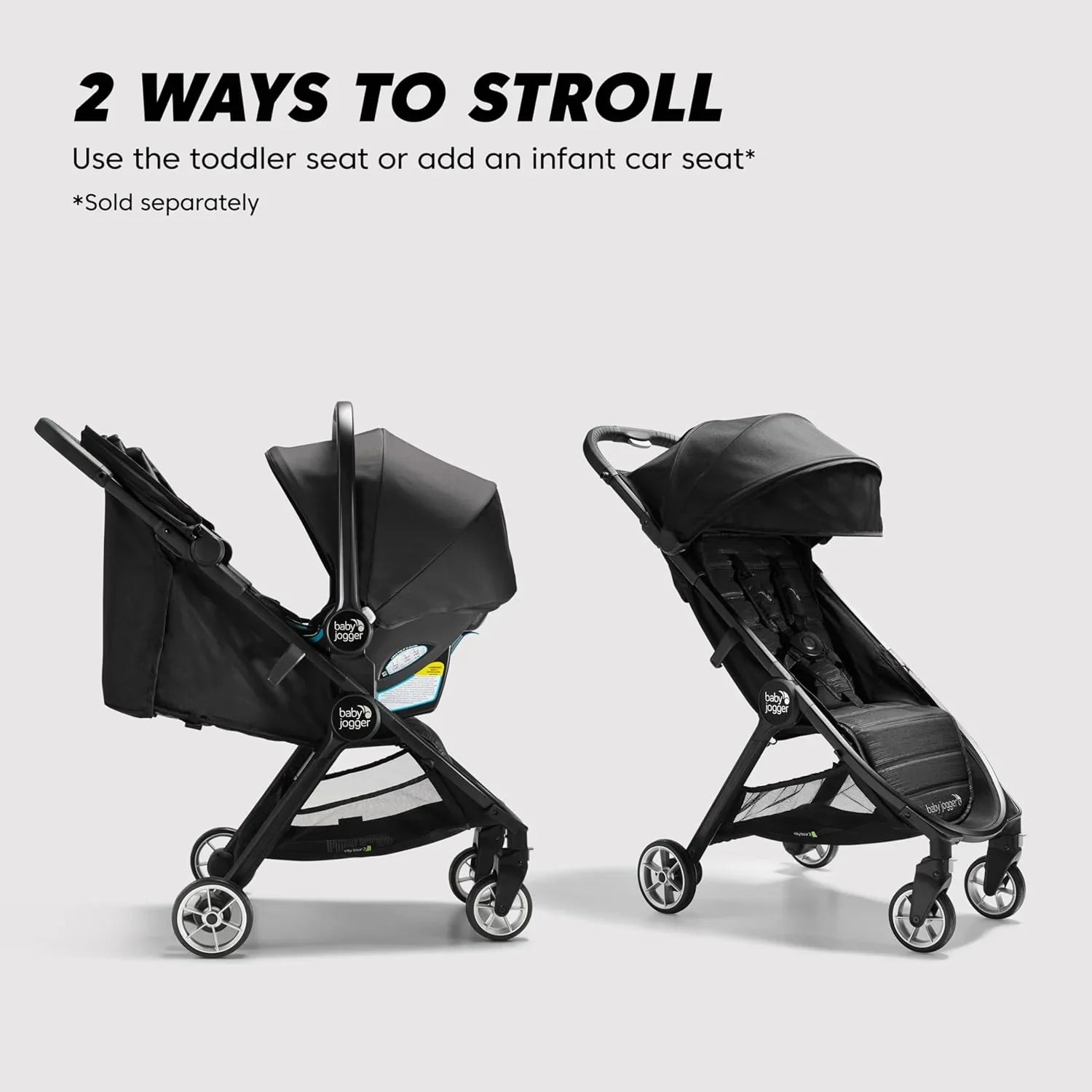 Maxi Cosi - Baby Jogger city tour™ 2 stroller - Pitch Black