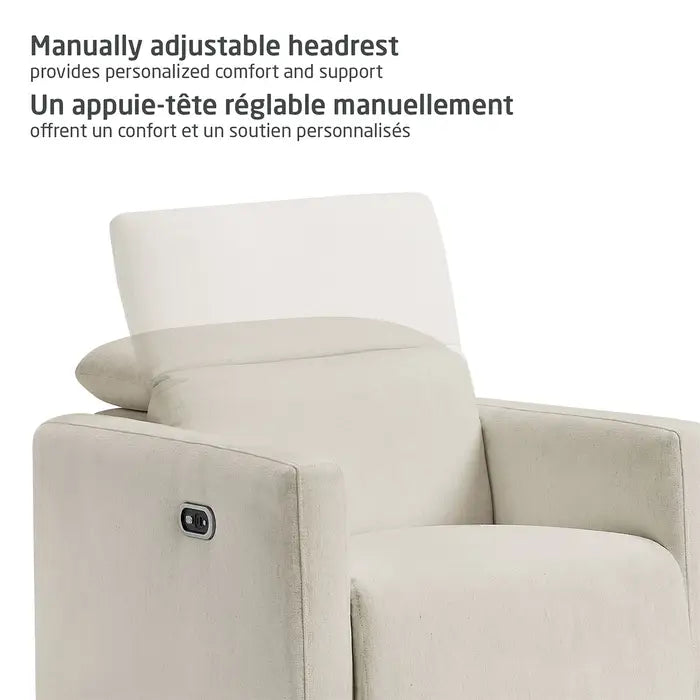 Maxi-Cosi® Isla Swivel Glider and Power Recliner with Night Light- Vanilla