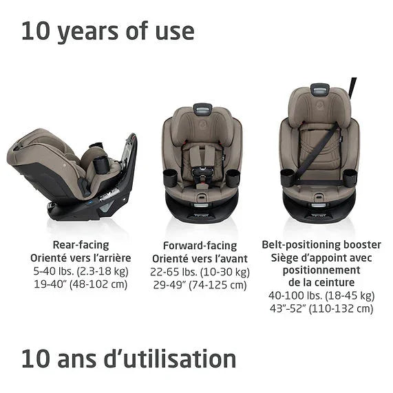 Maxi-Cosi Andi 360° Rotating Convertible Car Seat Rear to