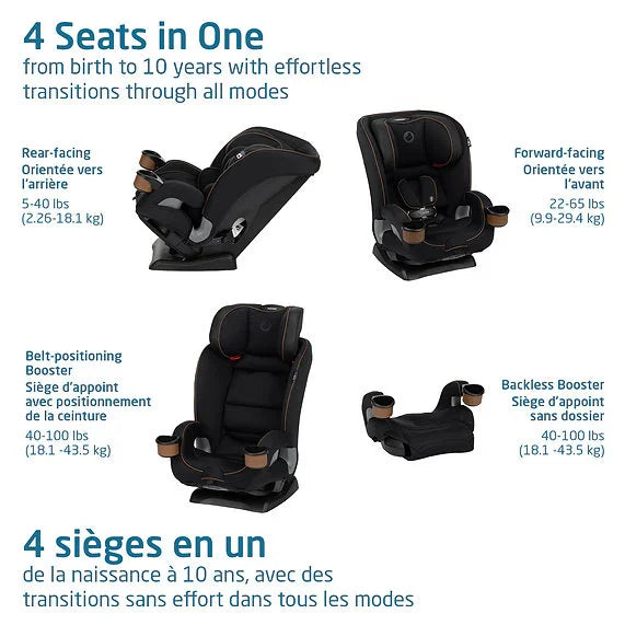 Maxi Cosi - Maxi-Cosi Kani 4-in-1 Convertible Car Seat – Designer Black