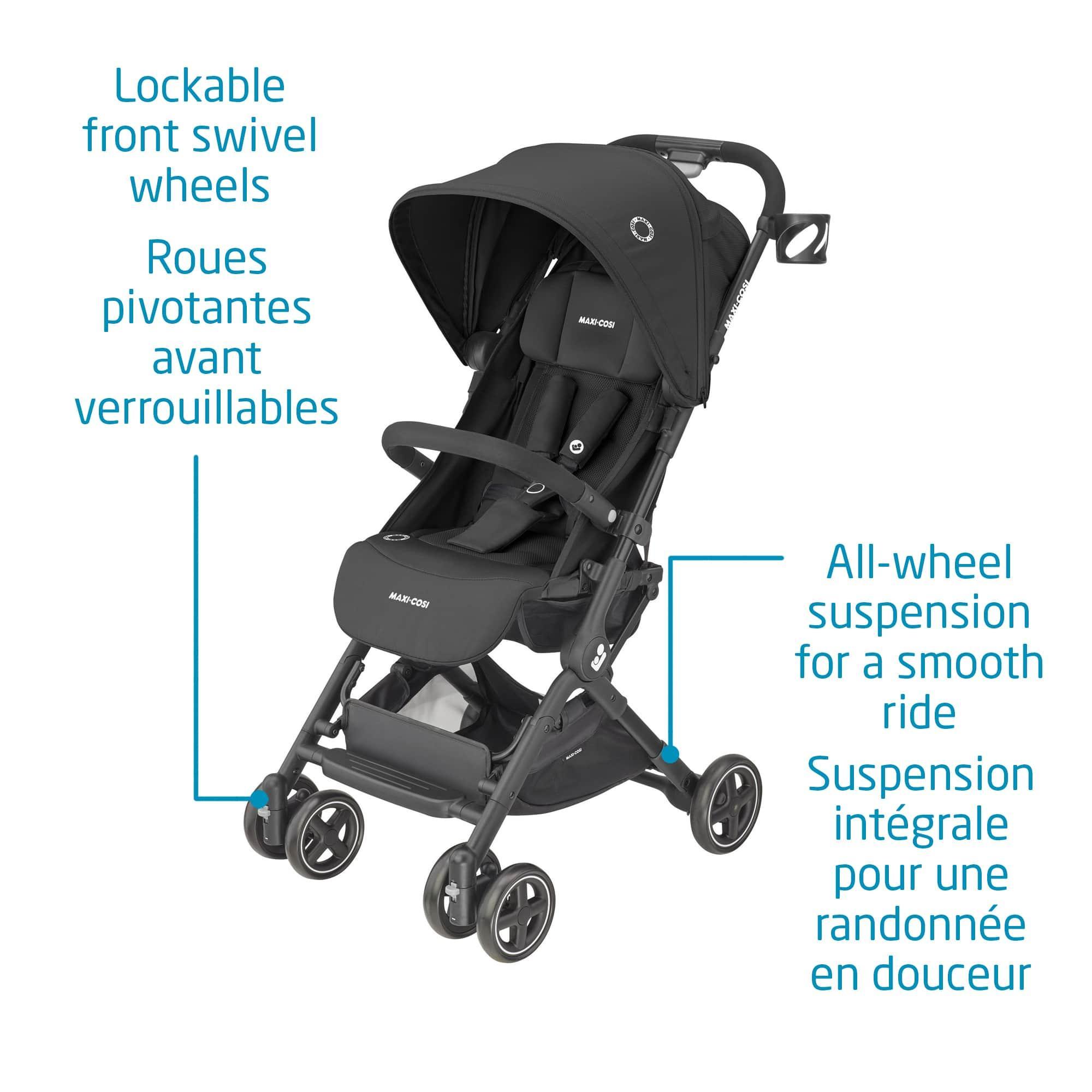 Maxi Cosi - Maxi Cosi Lara Ultra Compact Stroller - Essential Black
