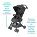 Maxi Cosi - Maxi Cosi Lara Ultra Compact Stroller - Essential Black