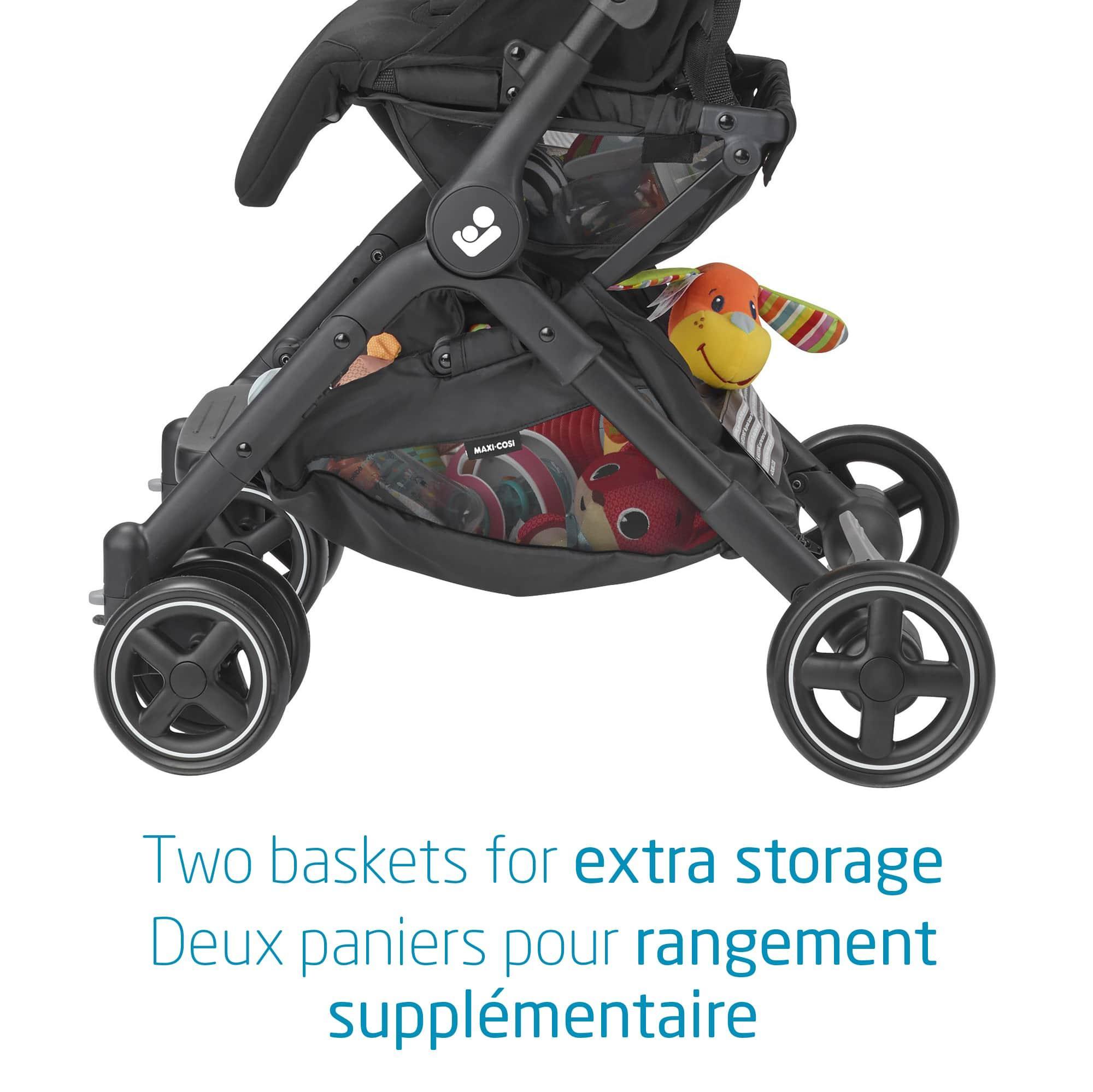 Maxi Cosi - Maxi Cosi Lara Ultra Compact Stroller - Essential Black