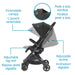 Maxi Cosi - Maxi Cosi Lara Ultracompact Stroller - Essential Black