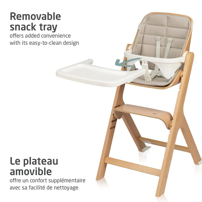 Maxi Cosi - Maxi-Cosi Nesta 3-in-1 Wooden High Chair – Adjustable Baby, Toddler & Adult Chair