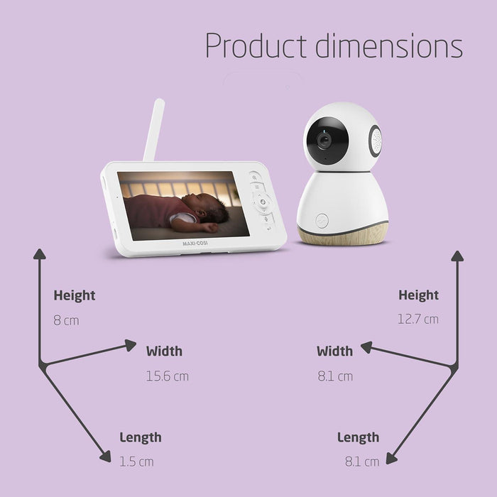 Maxi Cosi - Maxi-Cosi See Pro 360° Baby Monitor & Parent Unit With CryAssist Technology