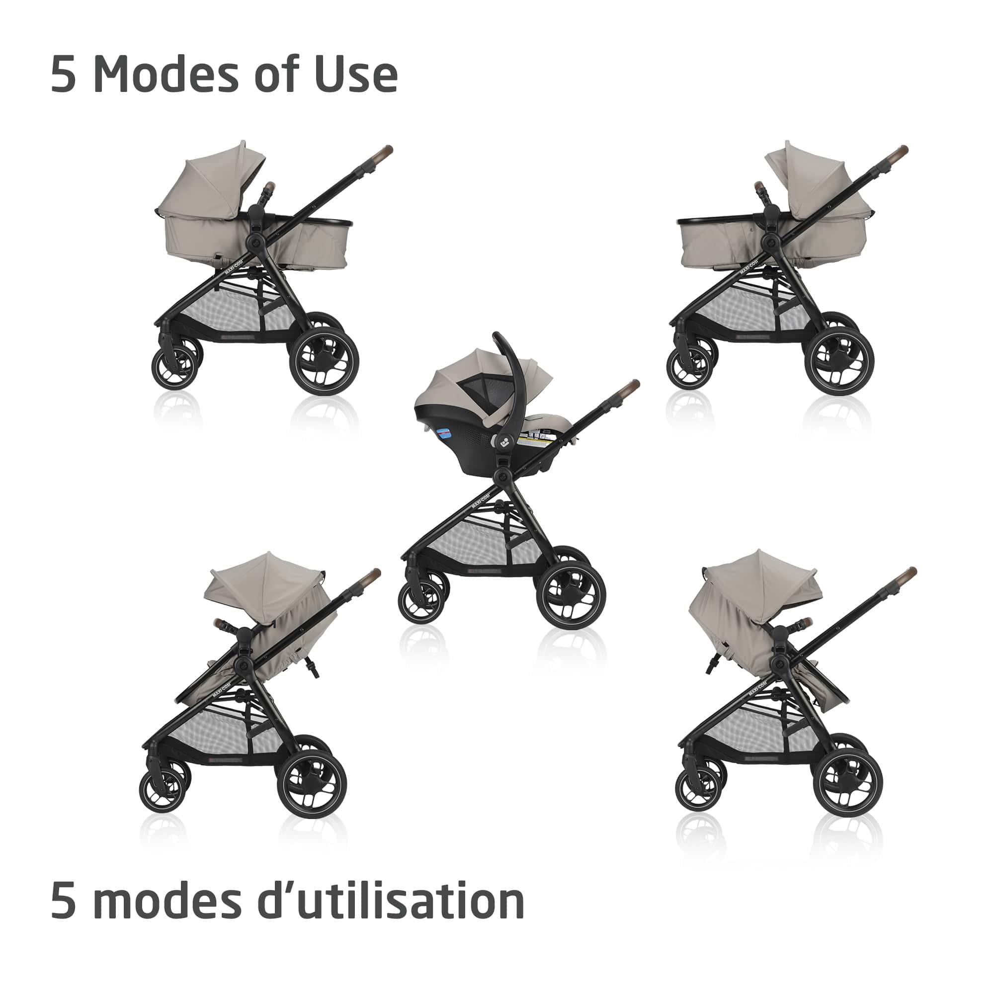 Maxi Cosi - Maxi Cosi Zelia LUXE 5-in-1 Modular Travel System