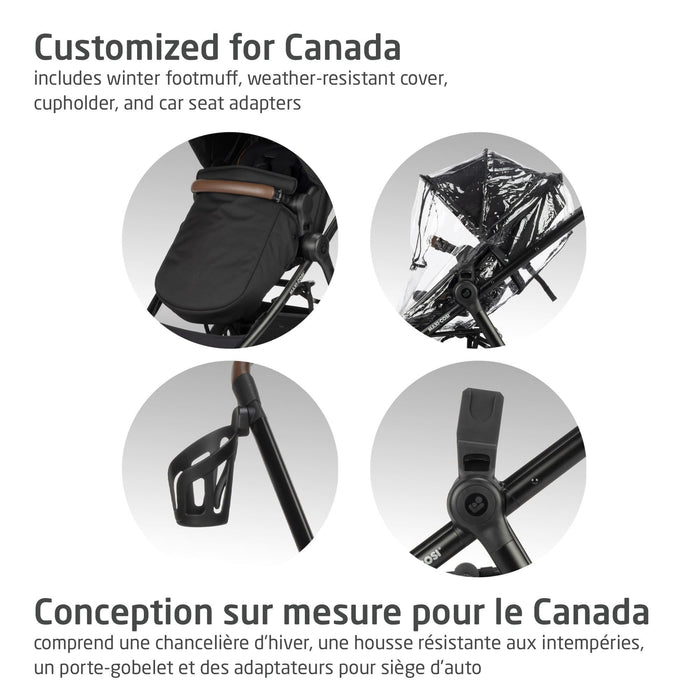 Maxi Cosi 5-in-1 Modular Zelia LUXE Travel System — Goldtex