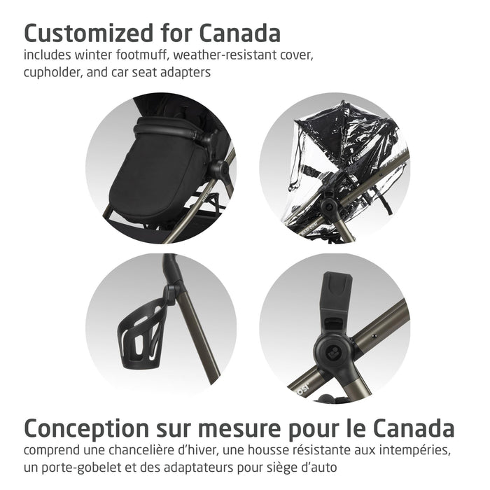maxi cosi zelia stroller adapter Maxi Cosi 5-in-1 Modular Zelia LUXE Travel System — Goldtex