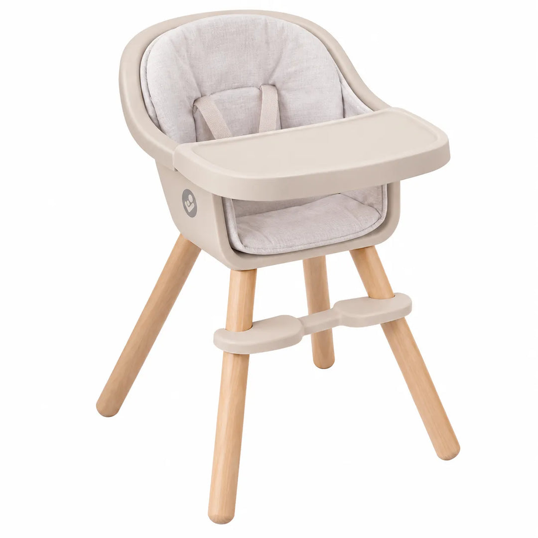 Maxi-Cosi Moa Doll High Chair with baby doll for pretend play.
