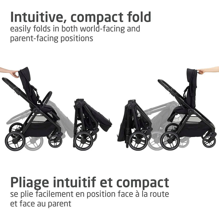 Maxi-Cosi Oxford Stroller & Mico Luxe+ Travel System