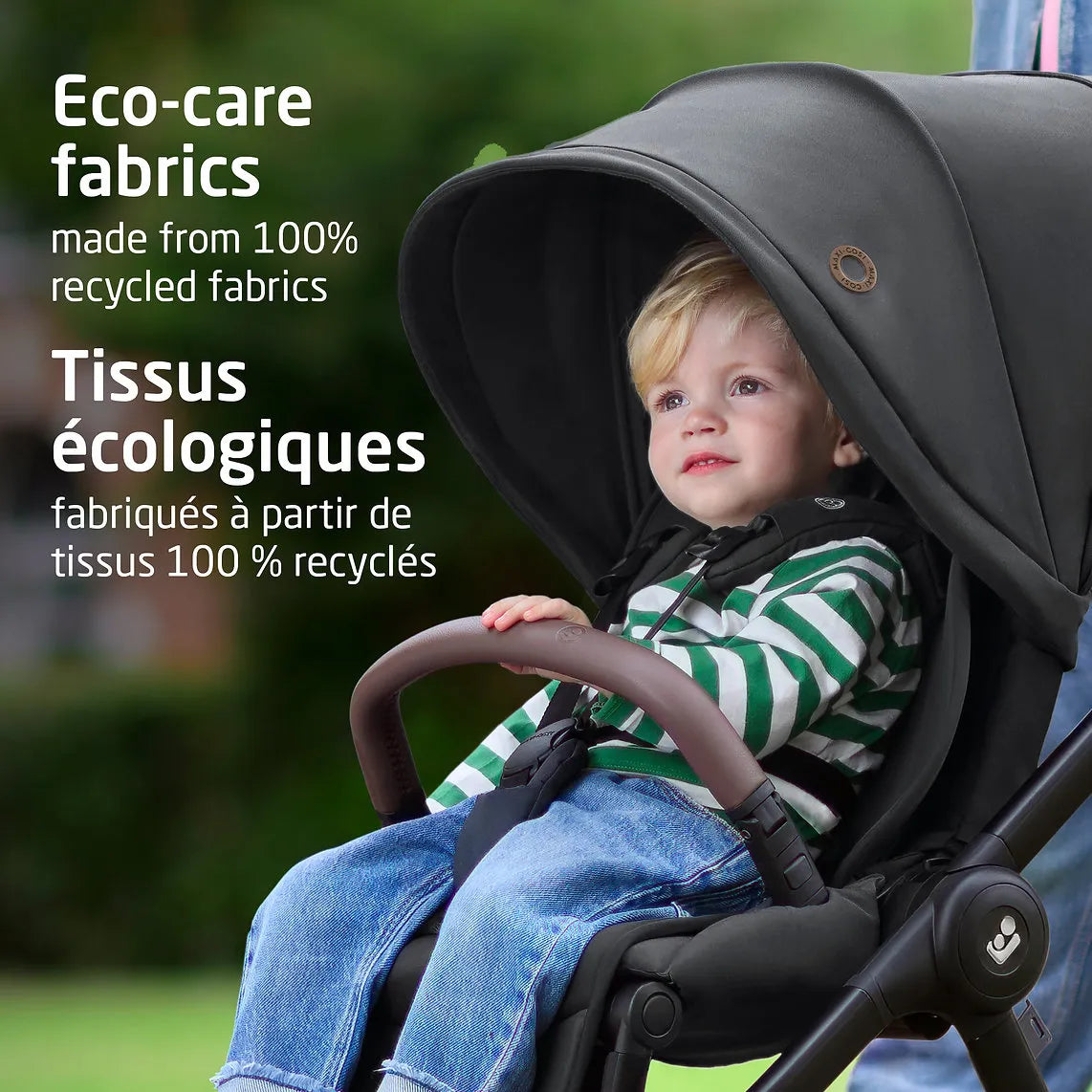 Maxi-Cosi Oxford Stroller & Mico Luxe+ Travel System – Essential Black