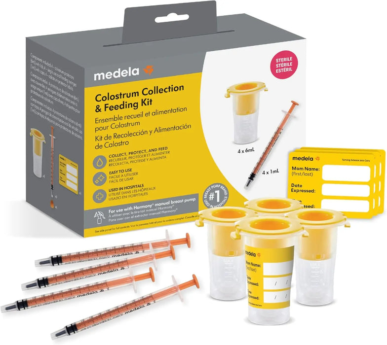 Medela® Colostrum Collection & Feeding Kit With Sterile Collectors & Oral Feeding Syringes